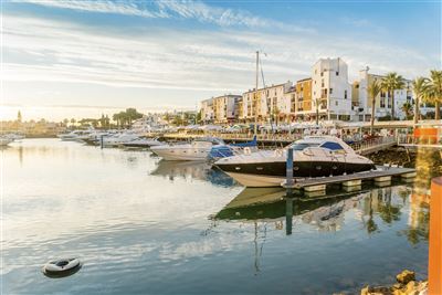 Portugal Algarve Hafen in Quarteira